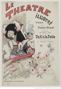Affiche du Théâtre du Palais-Royal, 09-01-1894. Source : Bnf/ Gallica