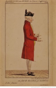 Les fausses confidences, de Marivaux : costume de Dazincourt (Dubois). 1793/ Source : BnF/ Gallica