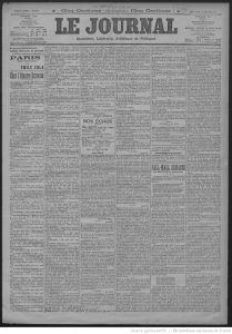 Le Journal du 17/10/1897