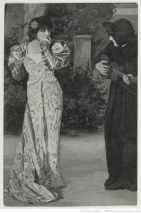 Angelo, tyran de Padoue. Sarah Bernhardt dans le rôle de la Tisbe. 