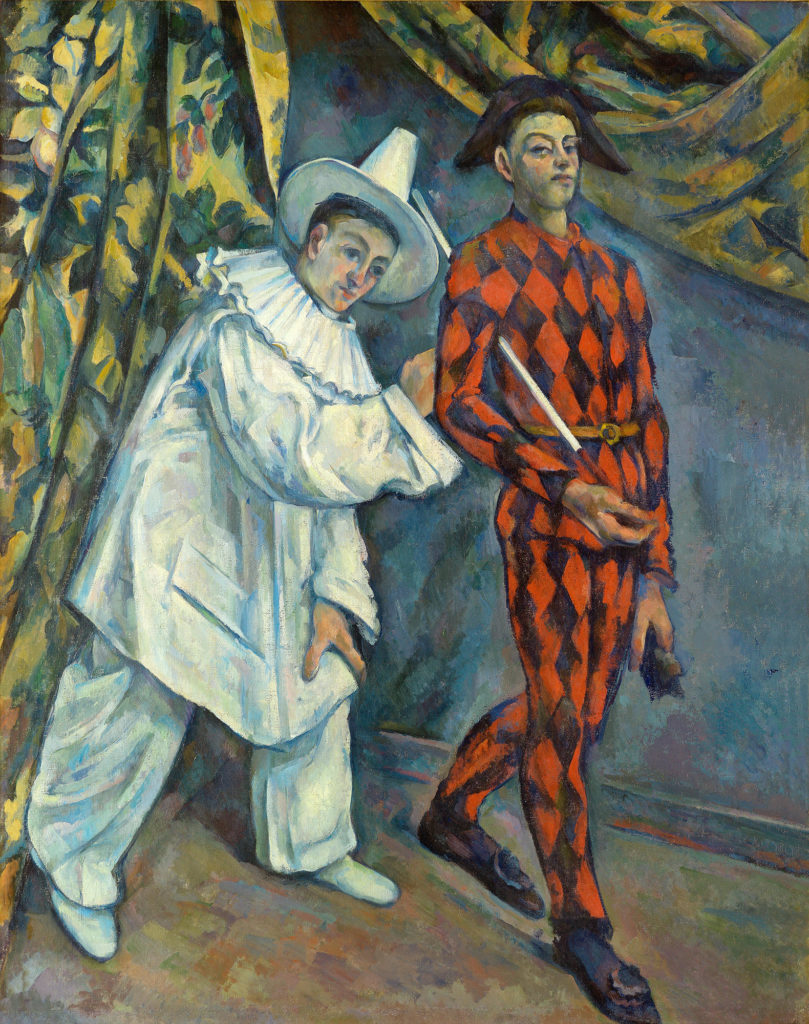 Pierrot et Arlequin (Mardi gras) de Paul Cézanne
